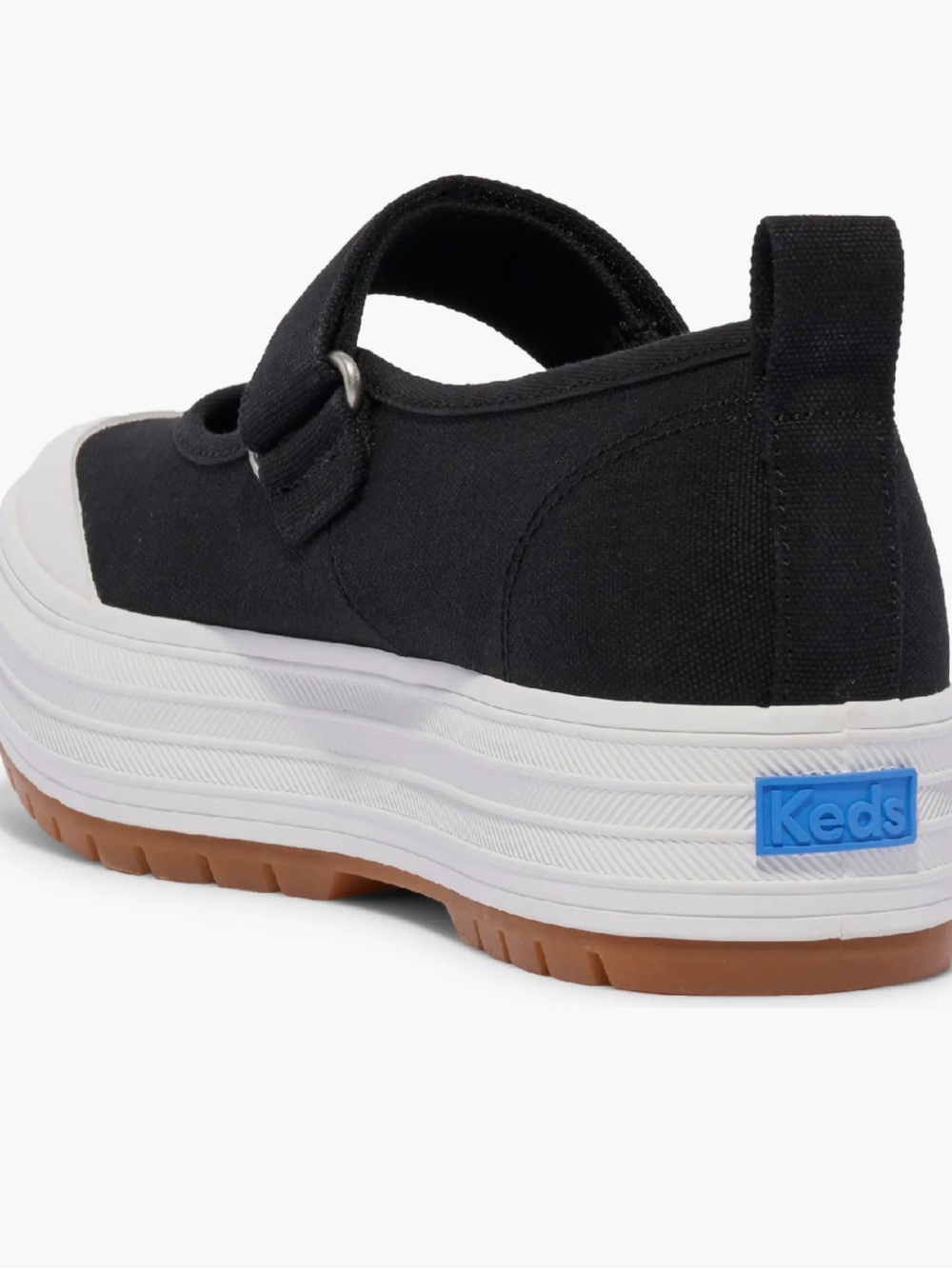 NEW Keds black canvas Maryjane platform sneakers size 6.5 - Picture 7 of 16